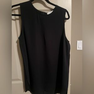 Large Babaton Black Chiffon High Neck Tank. Never worn. No tags.